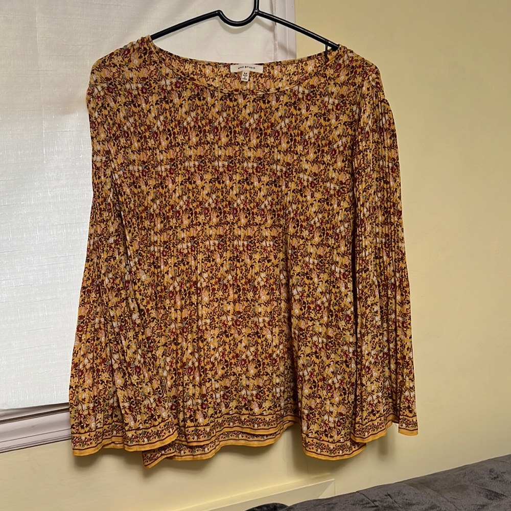 Max Studio pleated blouse